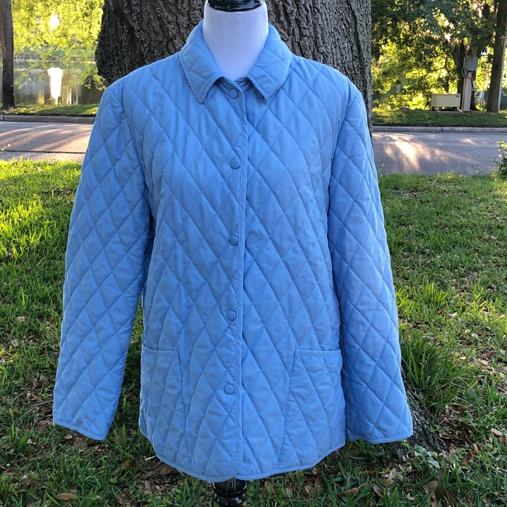 Brooks Brothers 346 Quilted Blue Jacket 16